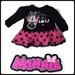 Disney Dresses | Disney Minnie Mouse Love You Lots Dress | Color: Black/Pink | Size: 6-9mb