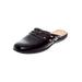 Wide Width Women's The McKenna Mule by Comfortview in Black (Size 9 W)