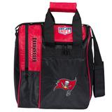 Tampa Bay Buccaneers Single Bowling Ball Tote Bag with Shoe Compartment