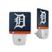 Detroit Tigers Primary Logo Stripe Design Nightlight 2-Pack