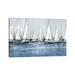 iCanvas Waiting for the Sun by Susan Jill - Painting Print Canvas/Metal in Blue/White | 32 H x 48 W x 1.5 D in | Wayfair SUS198-1PC6-48x32