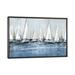 iCanvas Waiting for the Sun by Susan Jill - Painting Print Canvas/Metal in Blue/White | 26 H x 40 W x 1.5 D in | Wayfair SUS198-1PC6-40x26-FF05