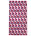 ArtVerse Houston Microfiber Bath Towel Polyester in Red/Gray/Blue | 30 W x 60 D in | Wayfair NFQ185-STWS30