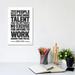 iCanvas Derek Jeter Quote by Susan Ball - Graphic Art Print Canvas in Black/White | 12 H x 8 W x 0.75 D in | Wayfair SUB11-1PC3-12x8