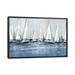 iCanvas Waiting for the Sun by Susan Jill - Painting Print Canvas/Metal in Blue/White | 40 H x 60 W x 1.5 D in | Wayfair SUS198-1PC6-60x40-FF07