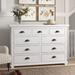 Birch Lane™ Wolferstorn 9 Drawer 64" W Dresser Wood in Gray | 42 H x 64 W x 18 D in | Wayfair 14A7A4FE0C3F4963A5383F4073BCA92B