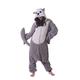 Women's Adult Pajamas Unisex Animal Onesies Novelty Pyjamas Nightwear Halloween Homewear Onepiece Cosplay Costume Loungewear Sea Otter S(148-155CM)