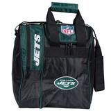 New York Jets Single Bowling Ball Tote Bag with Shoe Compartment