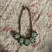 J. Crew Jewelry | J. Crew Statement Necklace | Color: Black/Gold/Green/Yellow | Size: Os