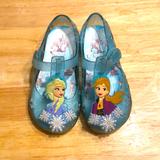 Disney Shoes | Good Condition Frozen Jellies Size 7 Toddler | Color: Blue | Size: 7bb