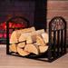 Red Barrel Studio® Herna Firewood Log Rack Metal | 14.5 H x 18 W x 14 D in | Wayfair 96309