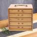 Oukaning Bamboo Tea Box Bamboo | 11.8 H x 11.8 W x 11.8 D in | Wayfair 10831