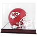 Kansas City Chiefs 2020 AFC Champions Mahogany Logo Helmet Display Case