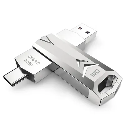 DM PD098 USB3.0 Lecteur Flash à Type-c OTG Lecteur De Stylo En Métal Clé USB C Disque Flash Haute