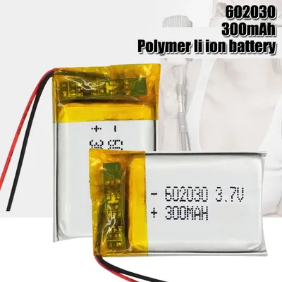 Eddie-Batterie lithium polymère 3.7 aste 300 V 602030 mAh pour MP3 MP4 haut-parleur Bluetooth