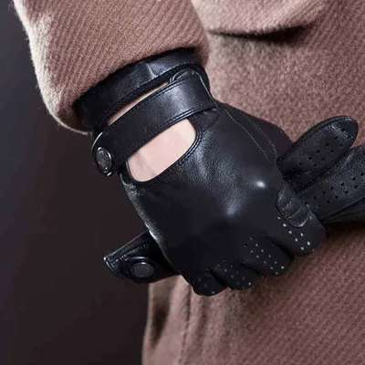 Gants en cuir pour hommes pour é...