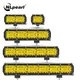NLpearl – barre lumineuse anti-brouillard LED jaune 4-20 pouces 12V/24V 3 rangées pour camion