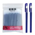 Ensemble de recharges pour stylo Gel 102 pièces/lot 0.5mm bleu noir rouge tige d'encre pour