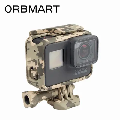ORBMART – cadre de Camouflage étui de protection pour caméra de Sport GoPro Hero 5 6 7