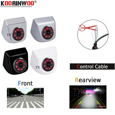 Koorinwoo-Caméra de recul de voiture CCD HD caméra de forme avant caméra latérale sauvegarde