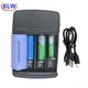 Chargeur de batterie USB intelligent à 4 fentes pour piles rechargeables 1.6V AA AAA 3.2V LiFePo4
