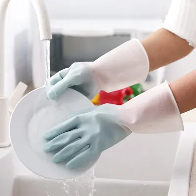 Luluhut-Gants de cuisine en caoutchouc pour laver la vaisselle accessoire de ménage pour le