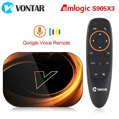 VONTAR-Boîtier Smart TV Bery Amlogic S905bery 4 Go 128 Go 8K Android 9.0 Wifi 1080P 4K