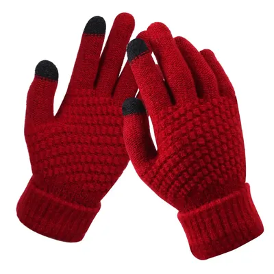 Gants en laine de cachemire pour femmes gants optiques chauds mitaines solides pour téléphone
