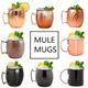 Mug en Acier Inoxydable pour Moscow Mule Tasse en Cuivre pour Bière Vin et Café 550ml 1 Pièce