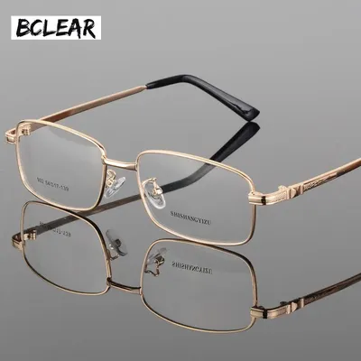 BCLEAR – lunettes classiques et épaisses pour hommes monture complète plaquée or à la mode S902