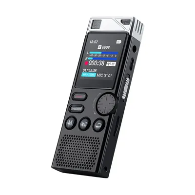 Hyundal-Dictaphone professionnel avec enregistreur vocal réduction du bruit HD lecteur HIFI sans