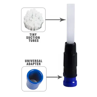 Nettoyeur de brosse à tube de paille multifonctionnel dissolvant D343 aspirateur universel