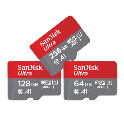 SanDisk Ultra A1 carte mémoire Microsd 256 go 128 go 64 go 32 go 16 go microSDHC/SDXC UHS-I U3 V30