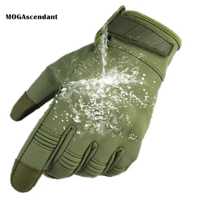 Gants militaires imperméables à écran tactile pour hommes gants Dull de l'armée gants complets