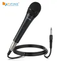 Fifine-Microphone dynamique pour haut-parleur microphone vocal pour karaoké avec interrupteur