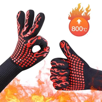 Gants ignifugés Kevlar pour four à micro-ondes et barbecue outil de protection pour isolation