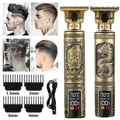 Tondeuse à cheveux électrique T9 pour hommes rasoir professionnel barbier barbier Machine pour