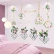 Shijuekongjian-Stickers Muraux Fleurs et Plantes Bricolage Confrontal Orchid Salon Chambre