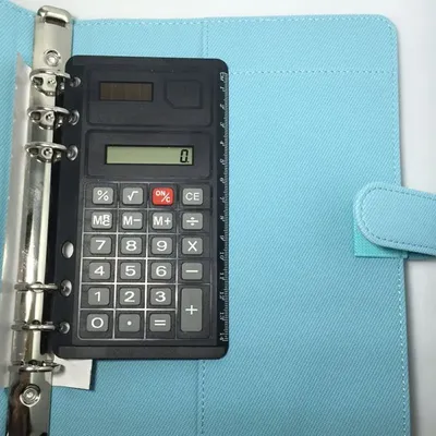 Calculatrice de licence à 6 feuilles mobiles accessoires pour ordinateur portable assortis à