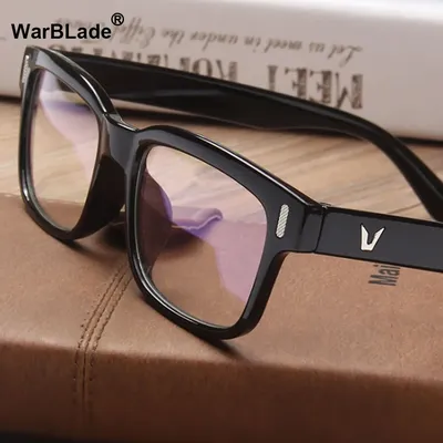 WarBlade-Lunettes de vue vintage pour hommes et femmes verres optiques transparents montures de