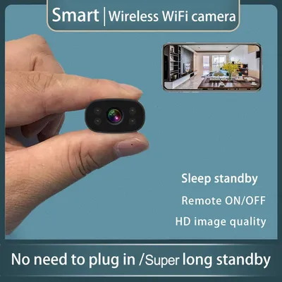 Mini caméra de surveillance IP WiFi HD dispositif de sécurité intelligent sans fil avec
