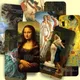 Marque-page en carton de peinture de renommée mondiale support de livre Mona Lisa cadeau de