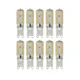 10 pcs/lot G9 LED Ampoule Chaud/Froid Blanc AC220-240V Projecteur Lustre Lumière 24 gible 2835SMD