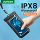 UGREEN – étui de protection pour téléphone portable pochette de natation universelle étanche IPX8