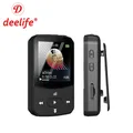 Deelife – lecteur MP3 Portable Bluetooth podomètre Radio FM enregistrement TF pour course à