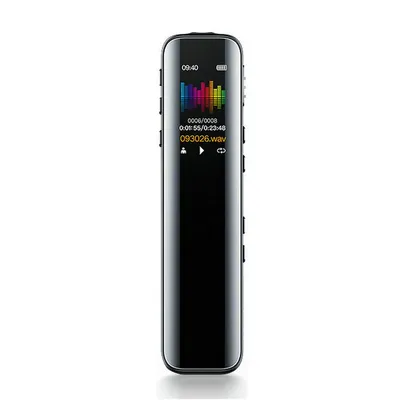 Enregistreur de son numérique Rechargeable USB Dictaphone lecteur MP3 DSP réduction du bruit