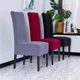 Housses de chaise élastiques en spandex housses de chaise super douces salle à manger cuisine