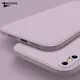 ZROTEVE-Coque souple carrée en silicone liquide pour iPhone compatible modèles 6 S 6 S 7 8 Plus