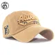 Chapeaux de baseball jaunes vintage élastiques pour hommes et femmes casquettes Snapback lettre 3D