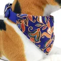 Bandanas lavables en coton de style japonais pour chien écharpe pour animaux de compagnie nœud